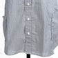 26SS NATURAL LAUNDRY エクリュギンガム前開きファーマーシャツ 7262T-002