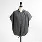 26SS NATURAL LAUNDRY インディゴシャンブレー フレンチドローシャツ 7263T-009