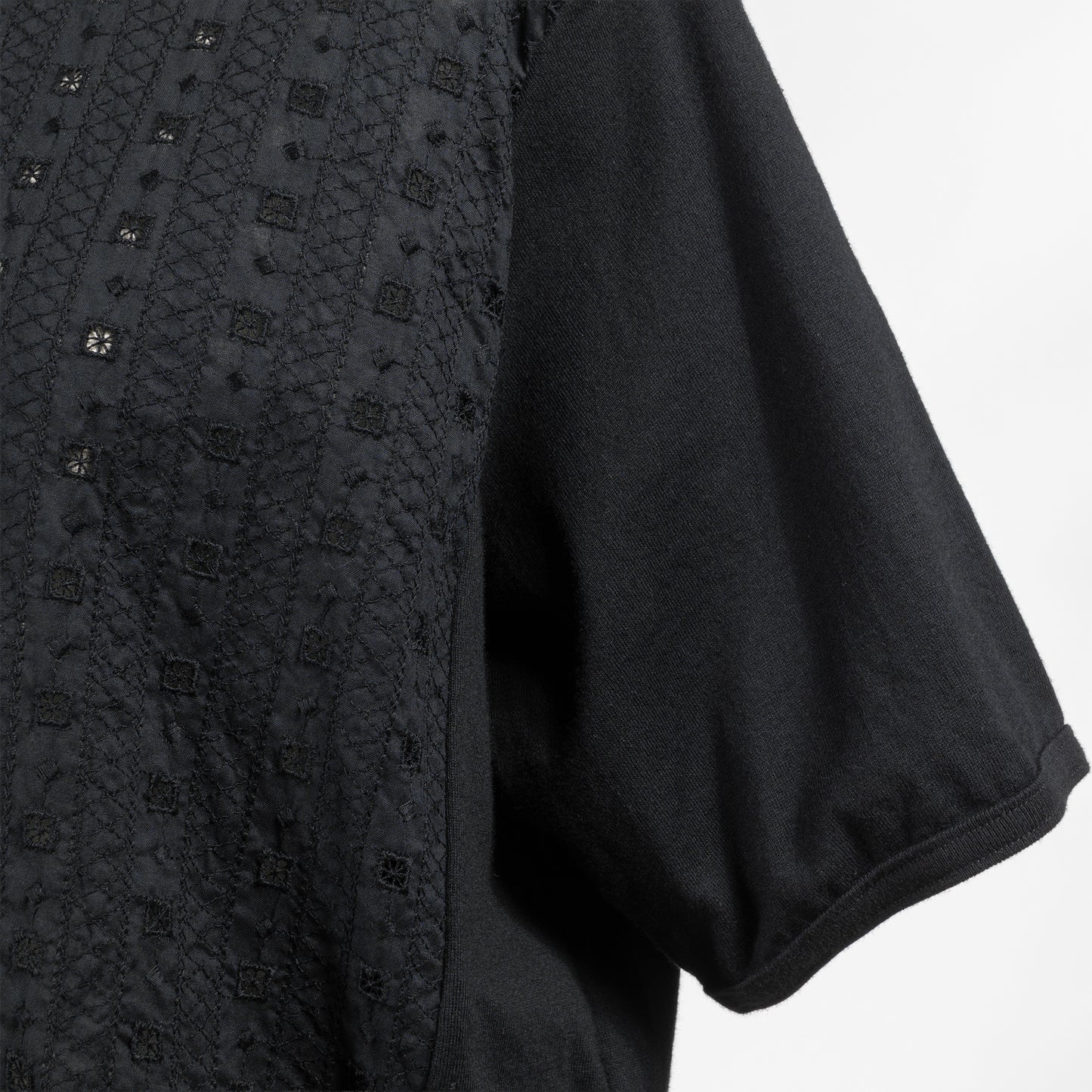 25SS NATURAL LAUNDRY 刺繍×天竺Tシャツ 7252T-018