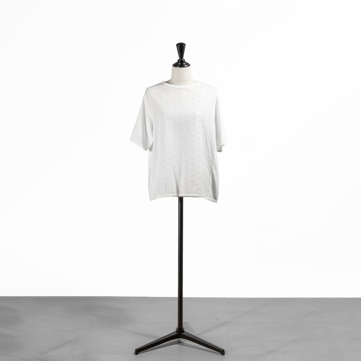 25SS NATURAL LAUNDRY 刺繍×天竺Tシャツ 7252T-018