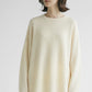 25AW NATURAL LAUNDRY ラムナイロンモヘヤ ワイドロングプルオーバー 7254K-014