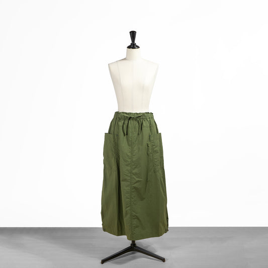 25SS NATURAL LAUNDRY 80ツイルファティーグスカート 7252S-003