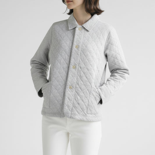 25AW NATURAL LAUNDRY キルトジャガードCPOカーディガン 7254C-010