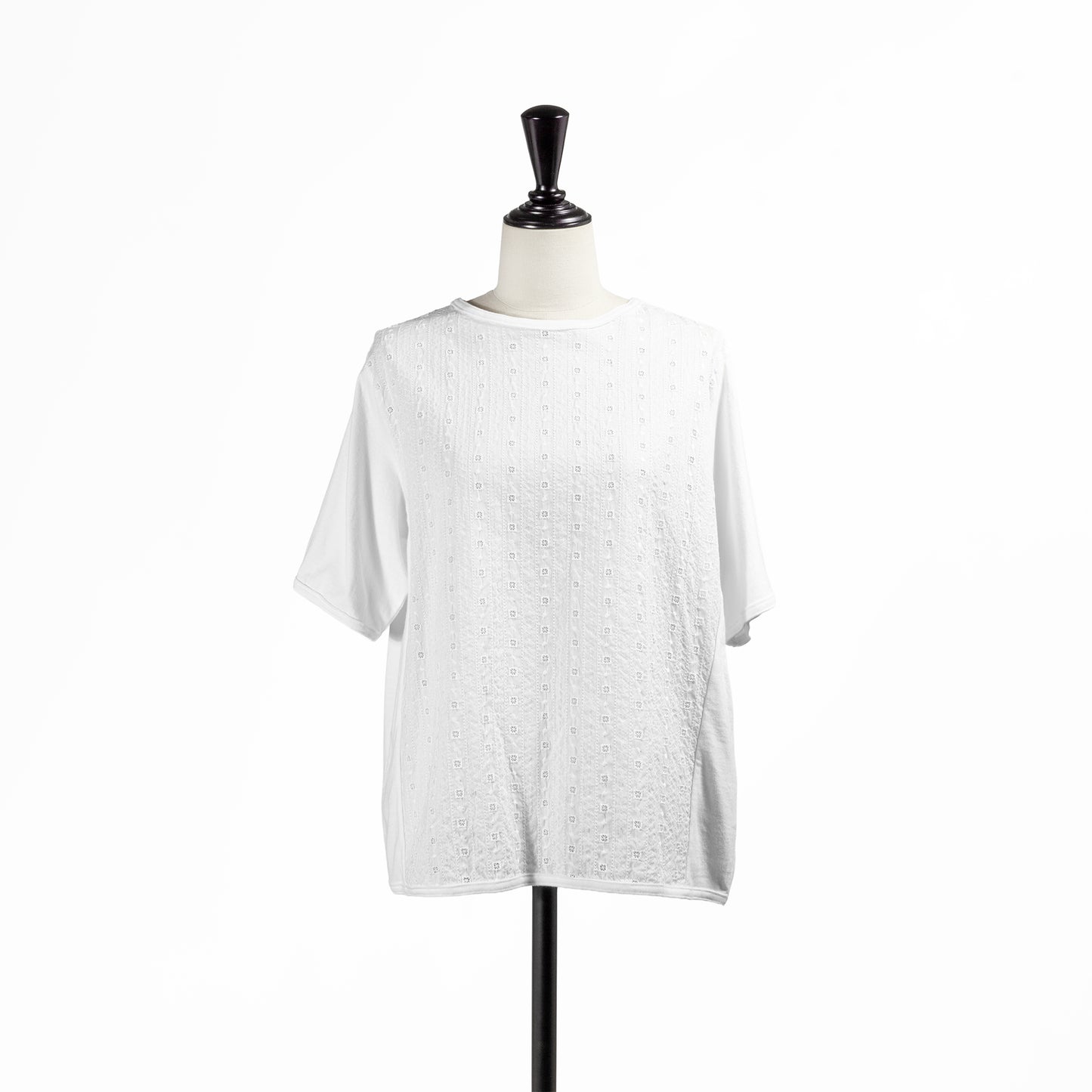 25SS NATURAL LAUNDRY 刺繍×天竺Tシャツ 7252T-018