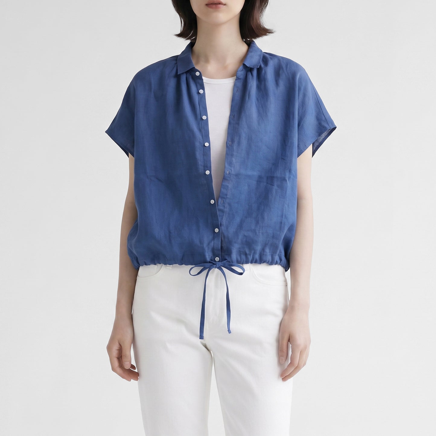 26SS NATURAL LAUNDRY リネン レイシャツ 7263T-006