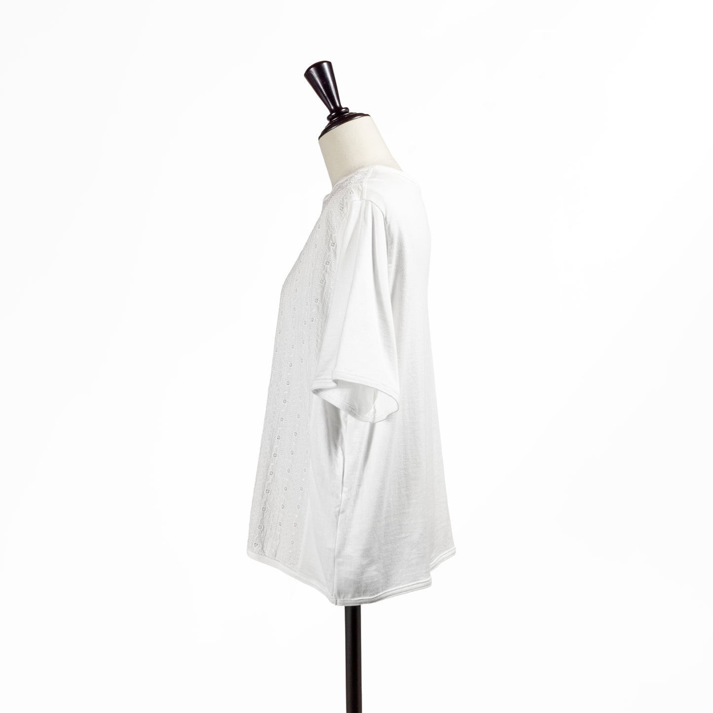 25SS NATURAL LAUNDRY 刺繍×天竺Tシャツ 7252T-018