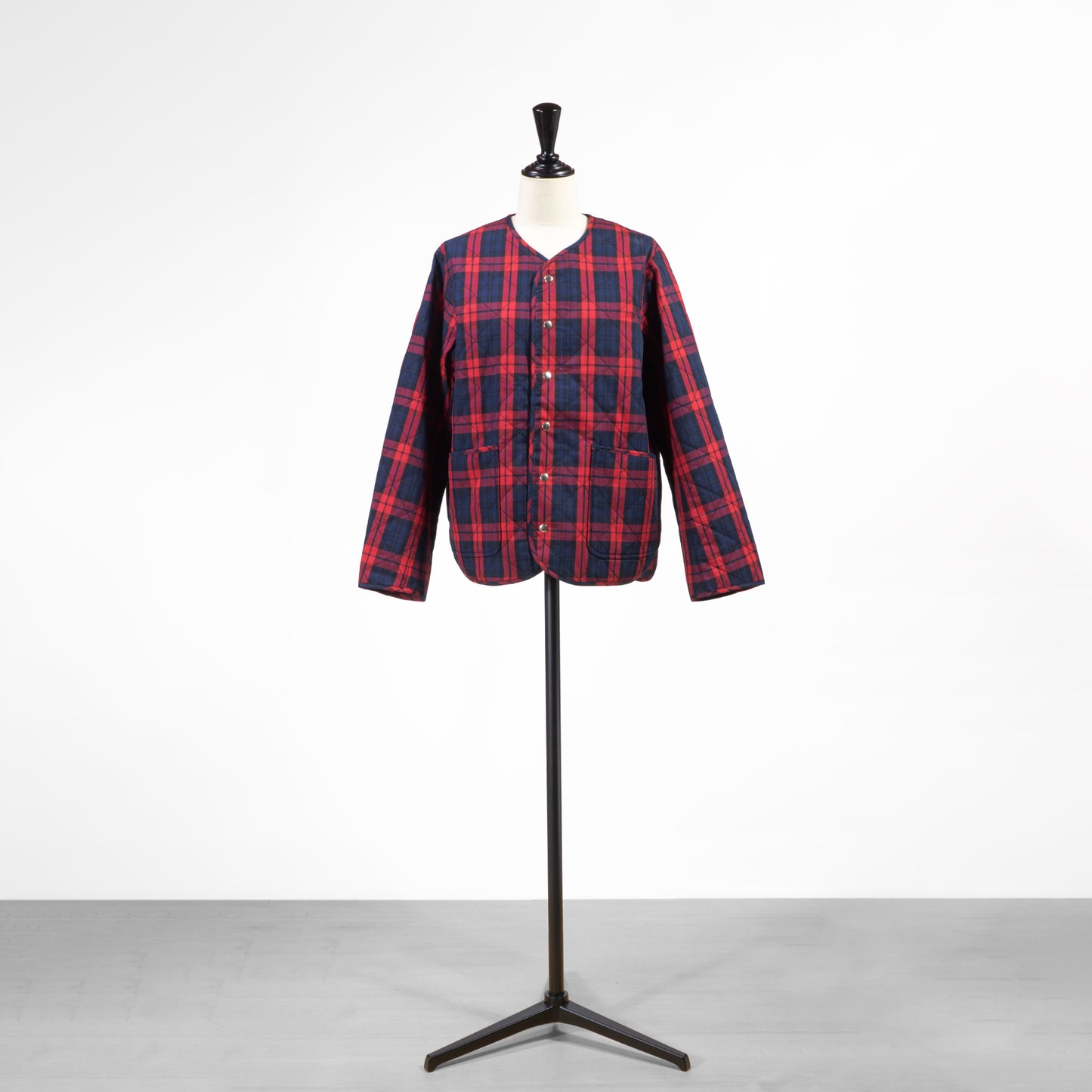 25AW NATURAL LAUNDRY 先染めキルティング ラウンドジャケット 7254J-006