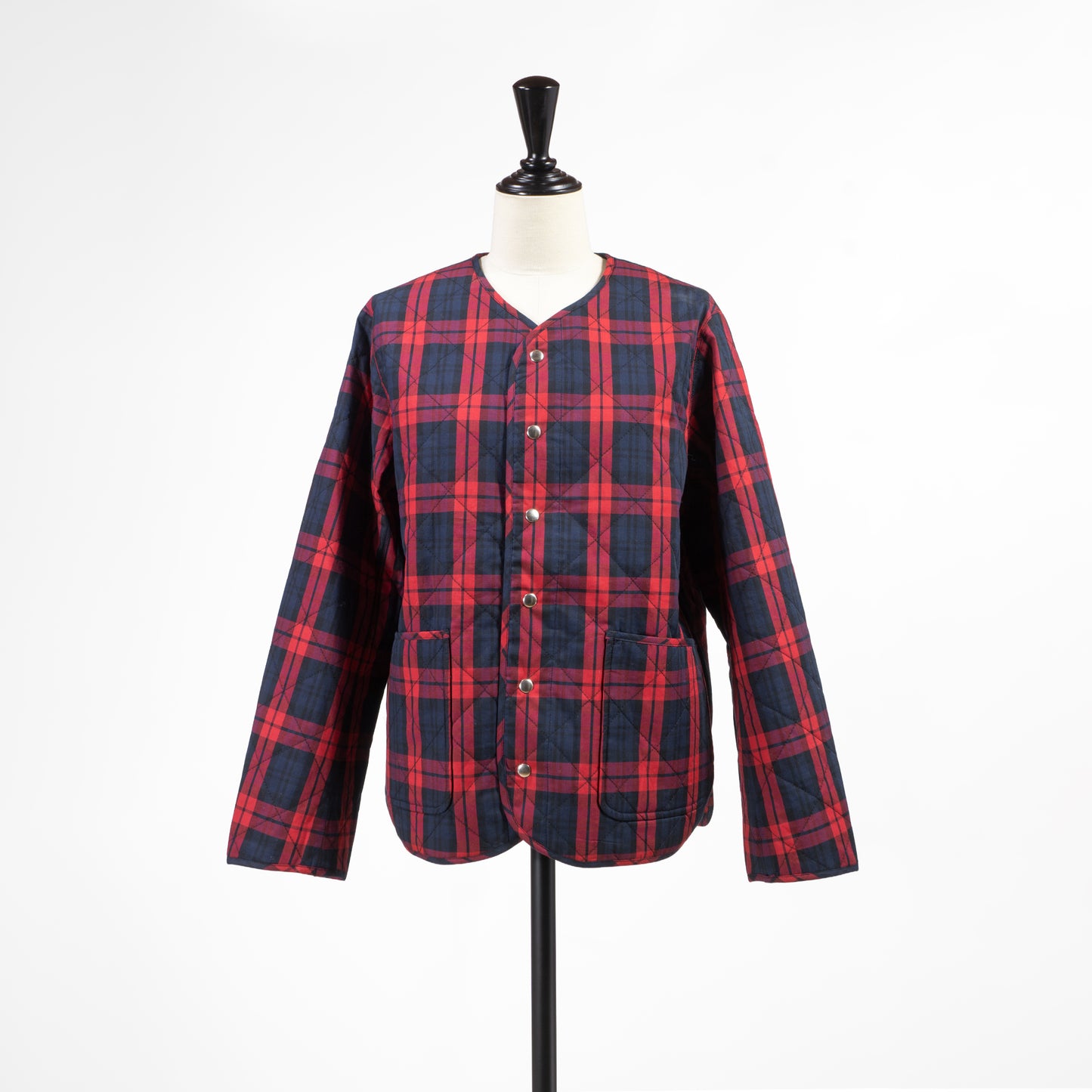 25AW NATURAL LAUNDRY 先染めキルティング ラウンドジャケット 7254J-006