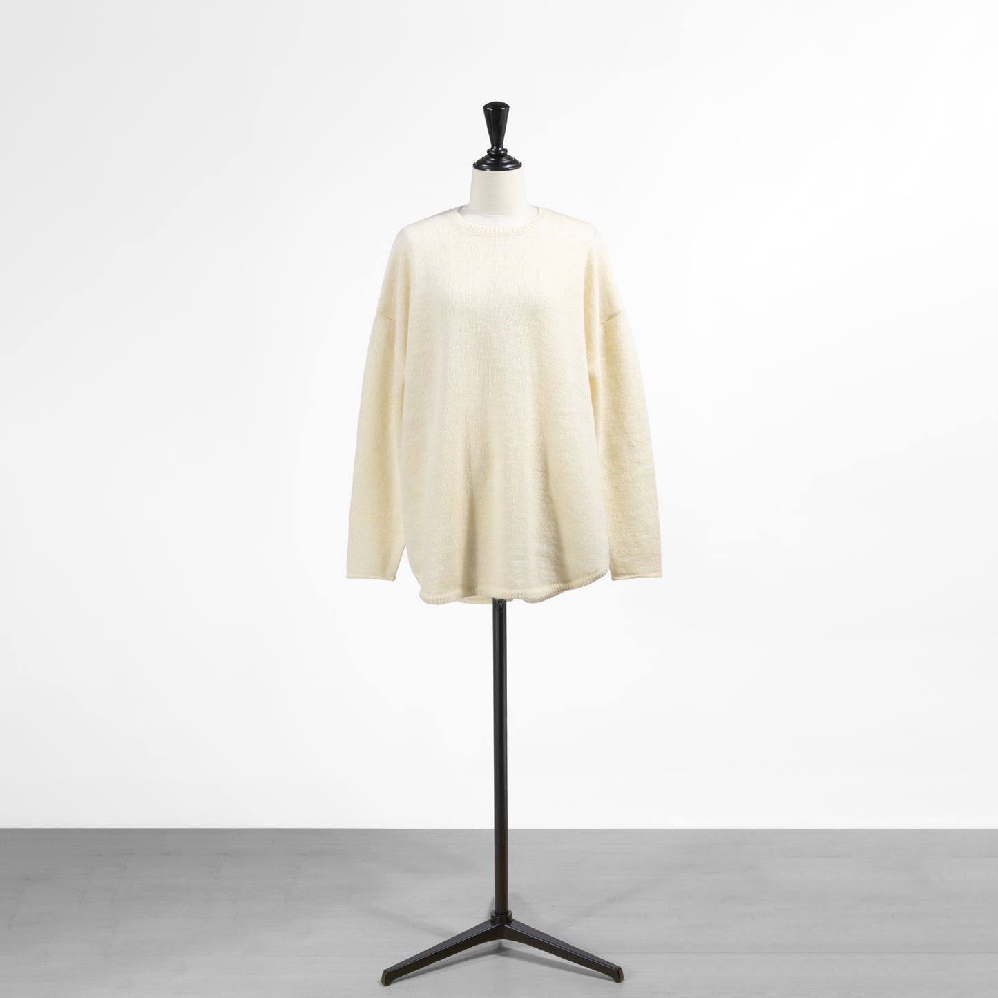 25AW NATURAL LAUNDRY ラムナイロンモヘヤ ワイドロングプルオーバー 7254K-014