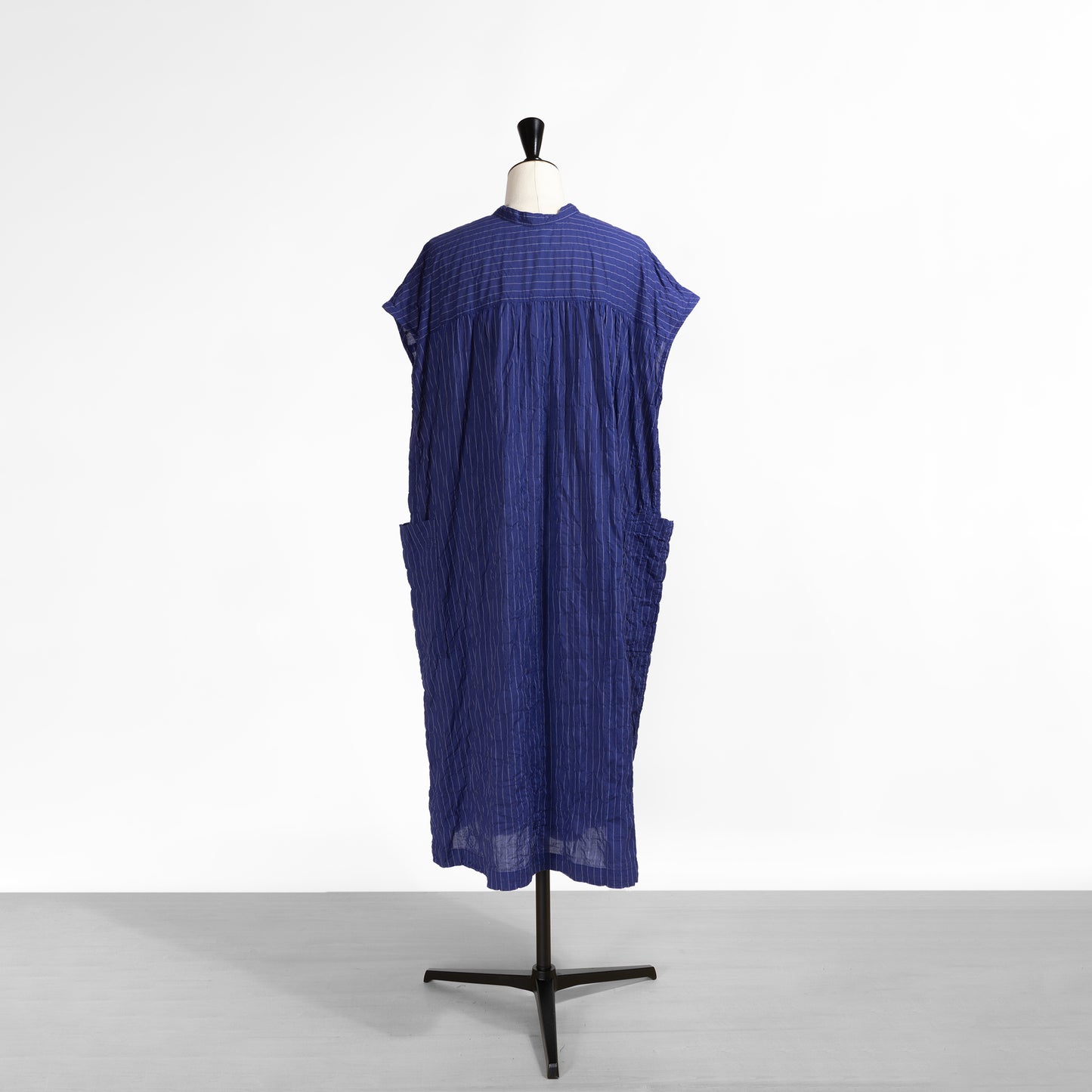 26SS NATURAL LAUNDRY 先染めシャーリング 2Wayワンピース 7263O-003