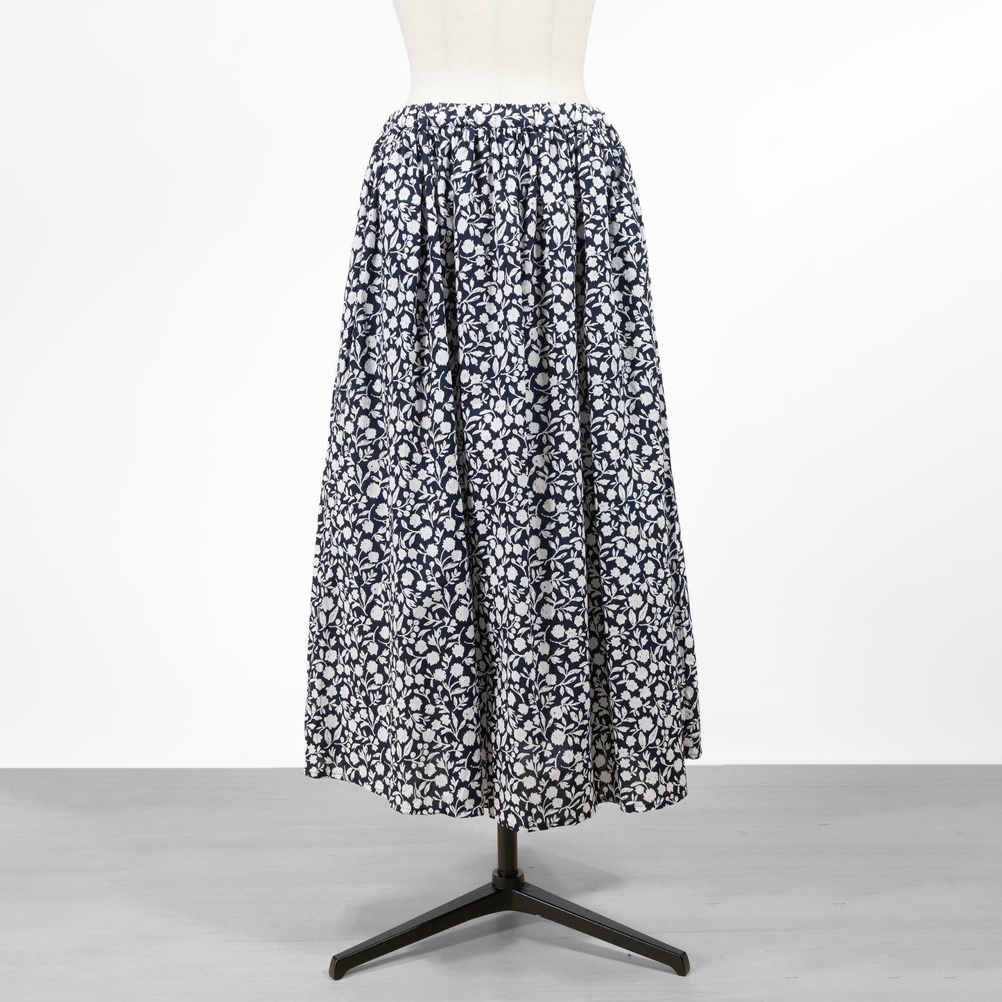 26SS NATURAL LAUNDRY アシェットギャザースカート 7261S-004