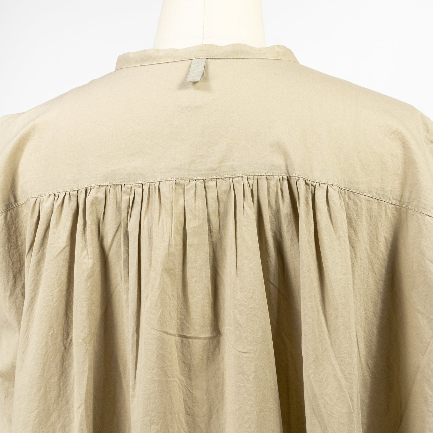 25SS NATURAL LAUNDRY タイプライターギャザーワンピース