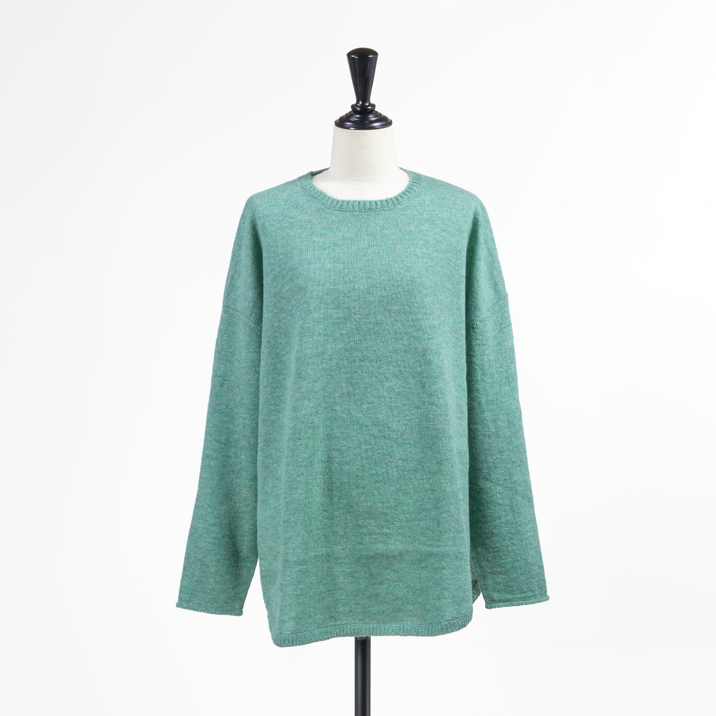 25AW NATURAL LAUNDRY ラムナイロンモヘヤ ワイドロングプルオーバー 7254K-014