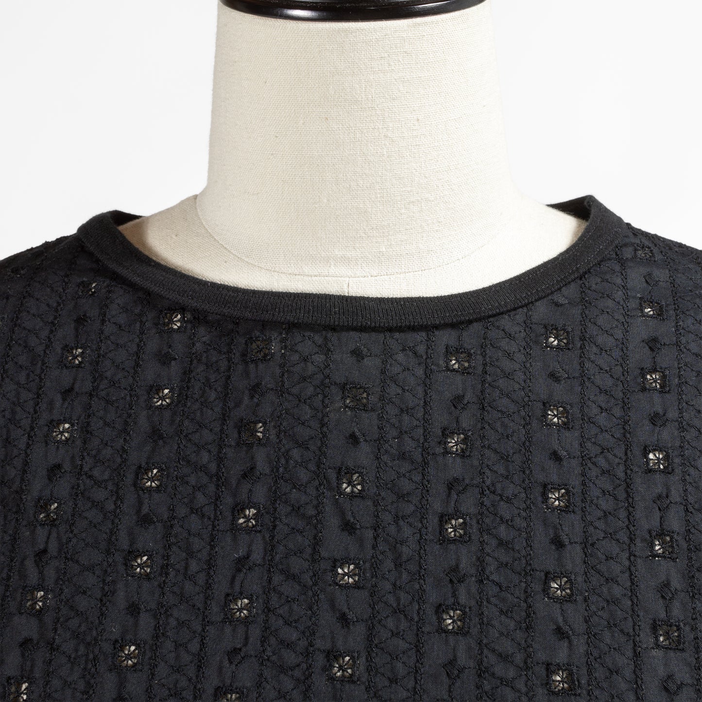 25SS NATURAL LAUNDRY 刺繍×天竺Tシャツ 7252T-018