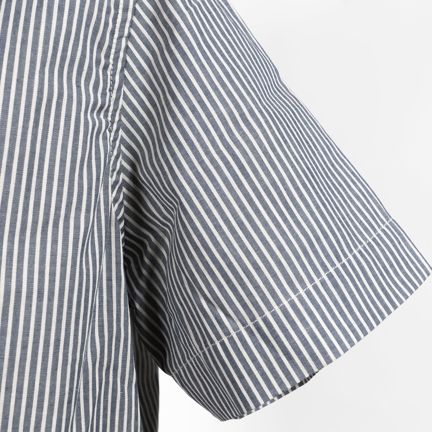 26SS NATURAL LAUNDRY エクリュギンガム前開きファーマーシャツ 7262T-002