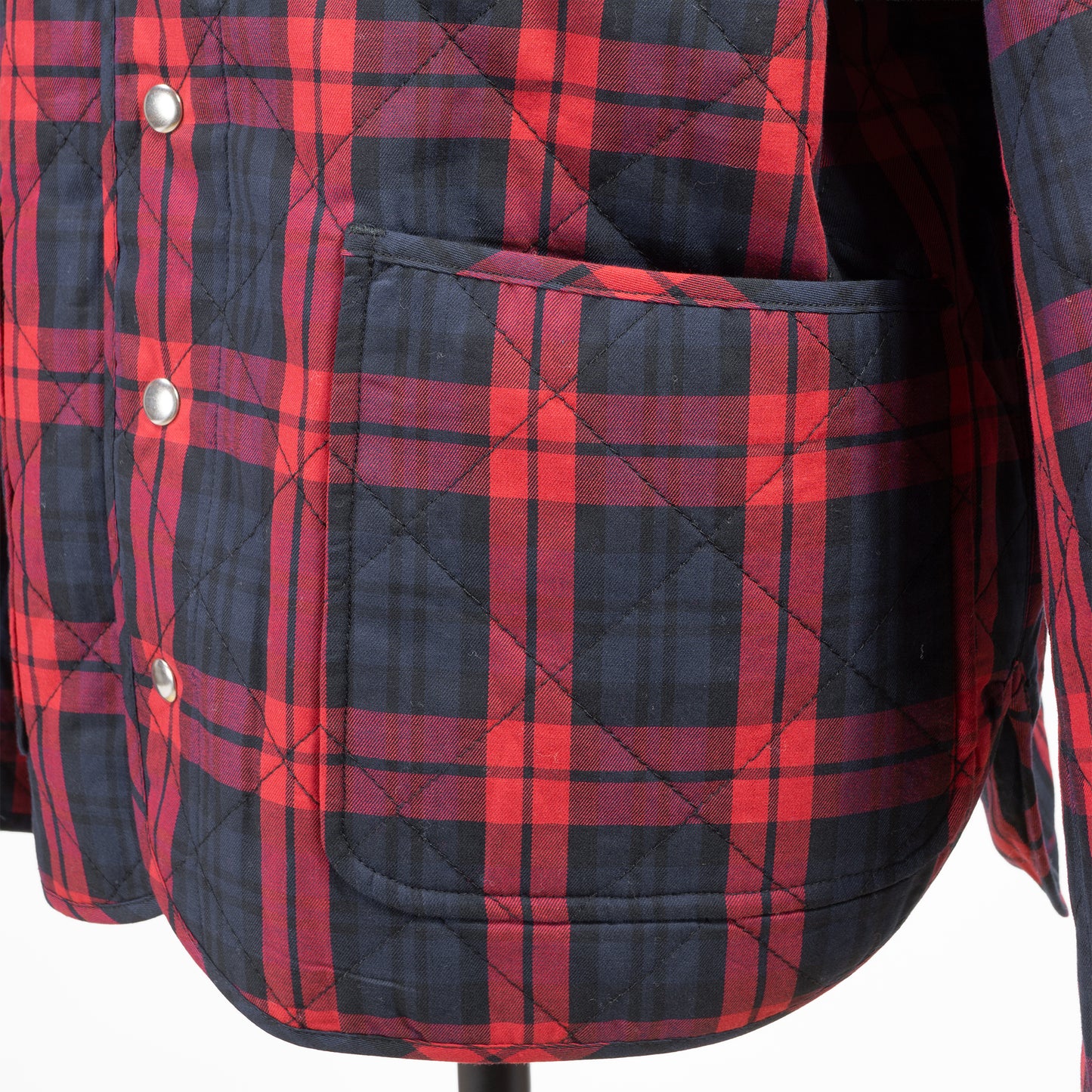 25AW NATURAL LAUNDRY 先染めキルティング ラウンドジャケット 7254J-006