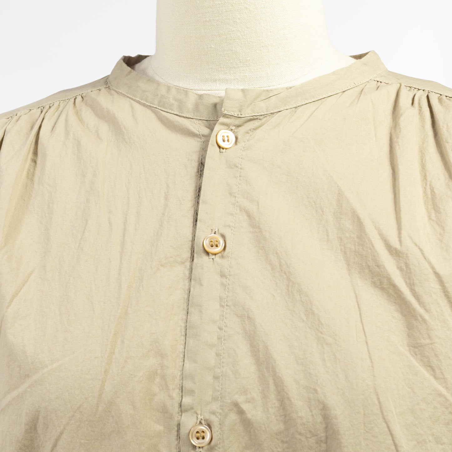 25SS NATURAL LAUNDRY タイプライターギャザーワンピース