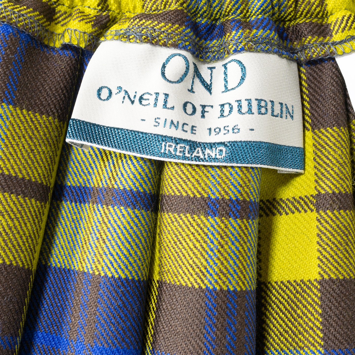 24AW O'NEIL OF DUBLIN LONG EASY QUILT 83cm TARTAN