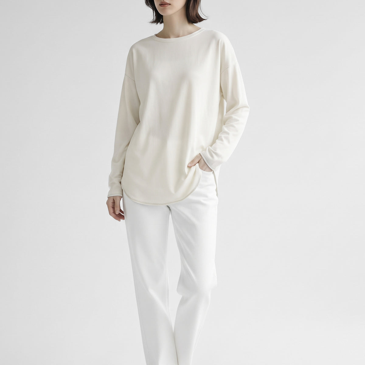 26AW cafune シアーロングスリーブトップス 635934