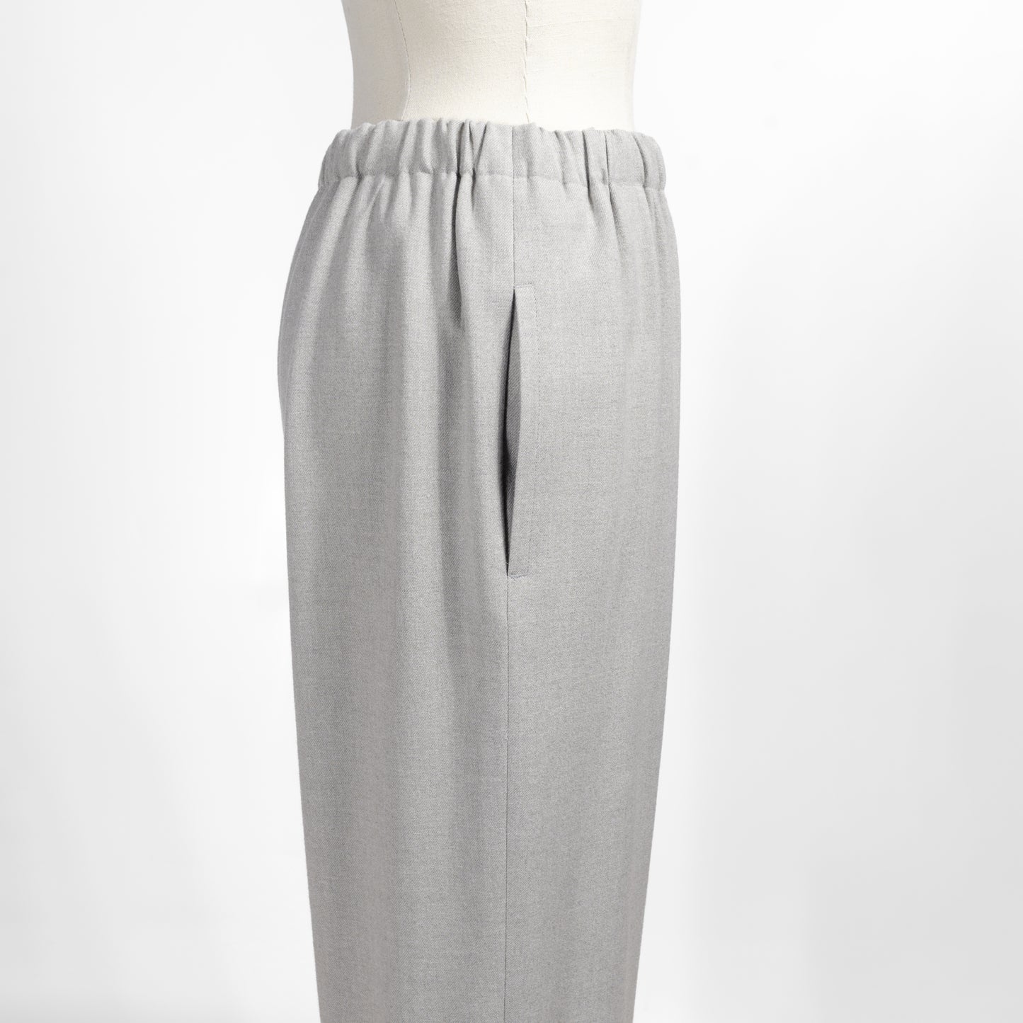 25SAW cafune ストレッチ起毛ワイドイージーパンツ 545606