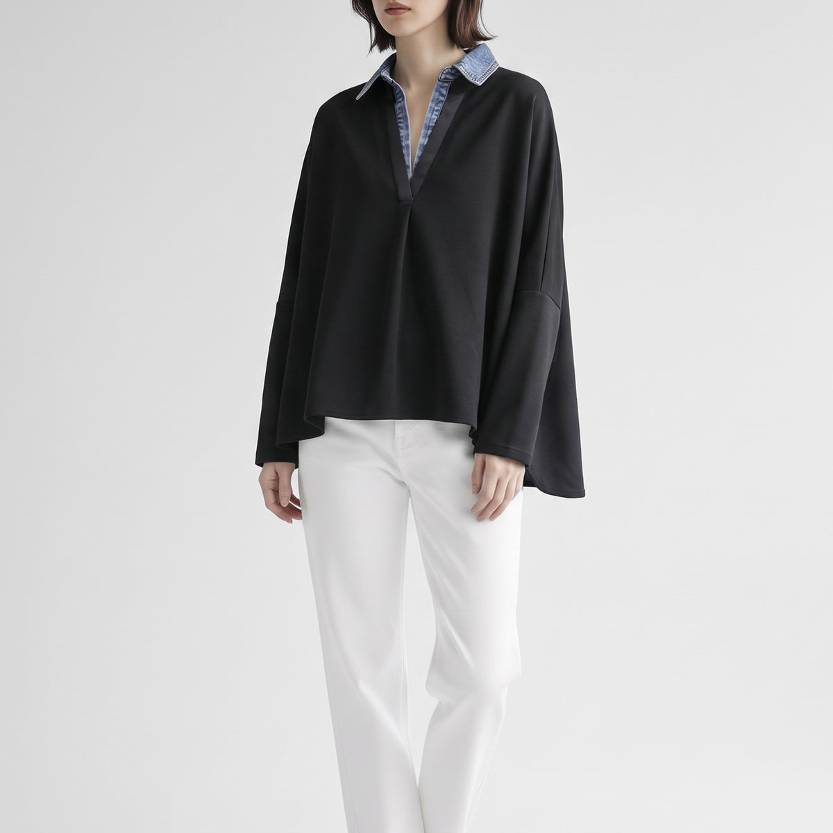26AW PASSIONE スキッパーレイヤードトップス 646958