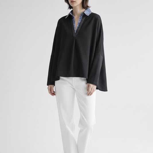 26AW PASSIONE スキッパーレイヤードトップス 646958