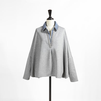 26AW PASSIONE スキッパーレイヤードトップス 646958