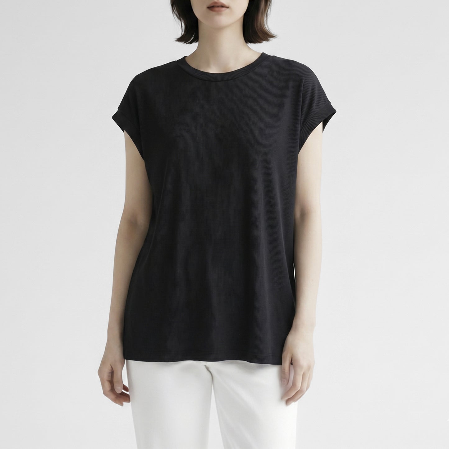 26SS PASSIONE フレンチスリーブ リブTシャツ 616936