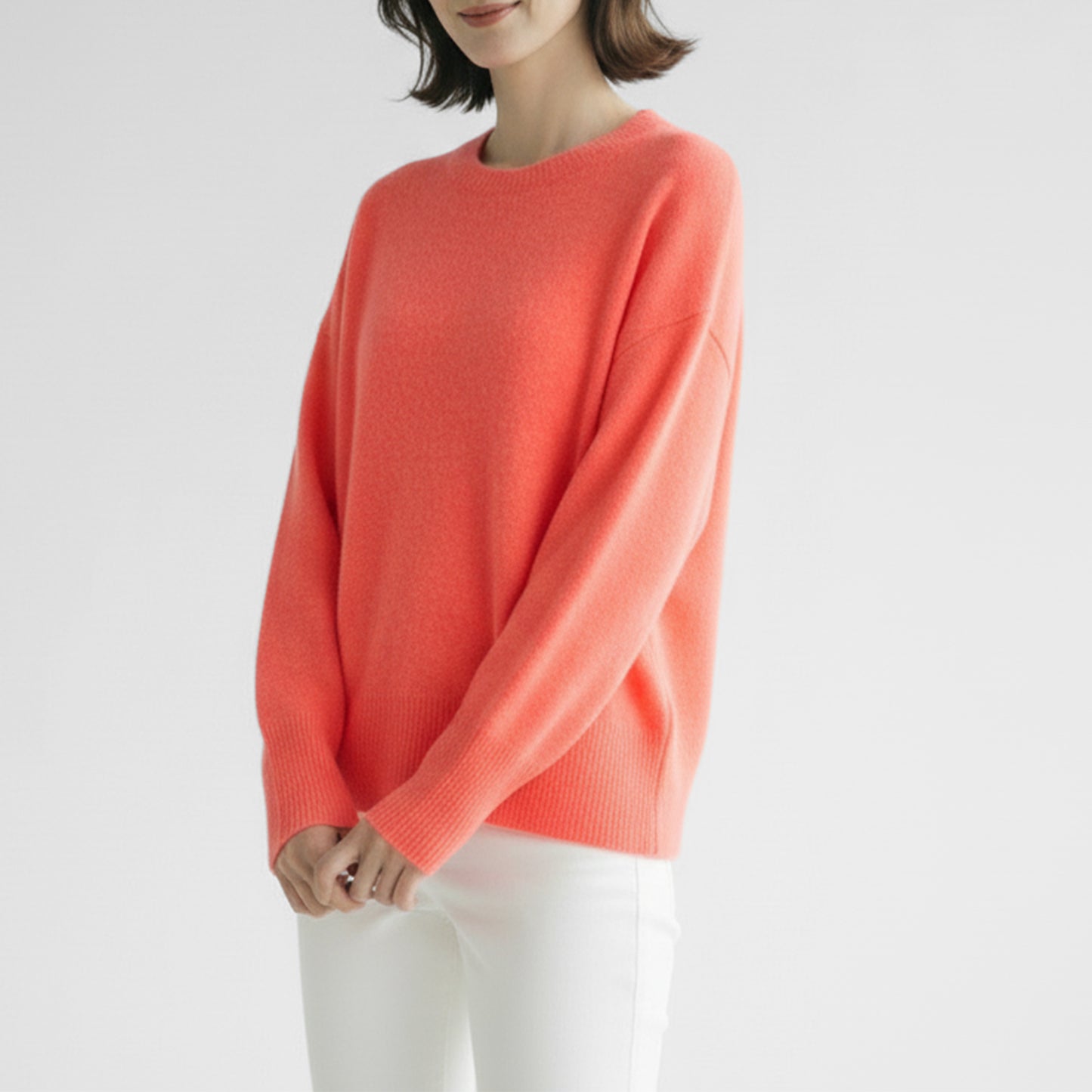 25AW PASSIONE カシミヤクルーネックニット 546944