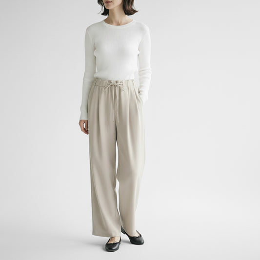 25SAW PASSIONE 裏起毛タックワイドパンツ 546620