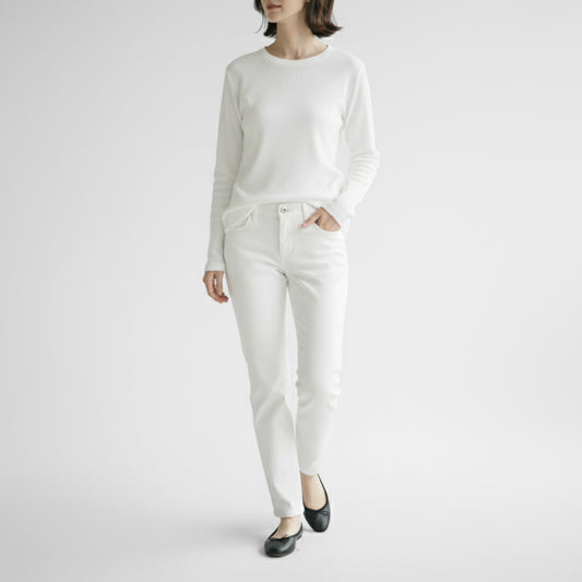 25SAW PASSIONE カシミヤシルクリブカットソー 546928