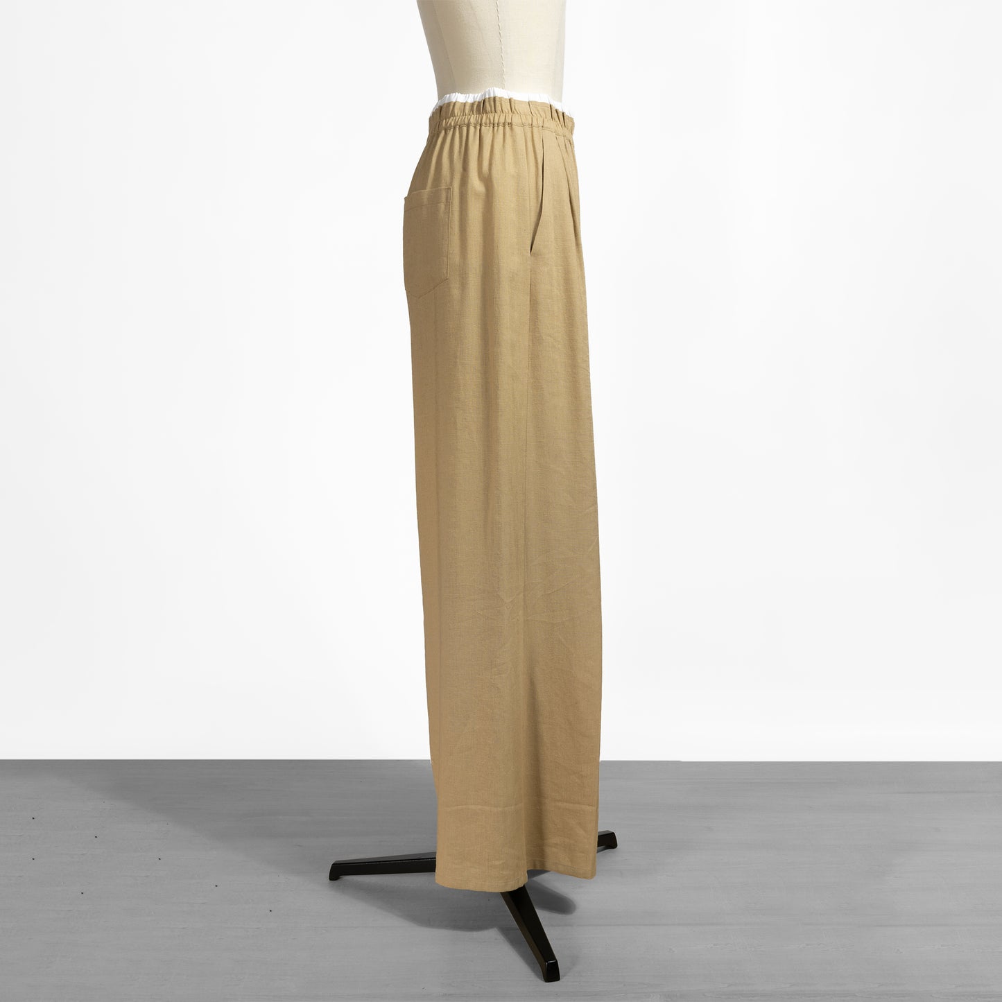 26SS cafune レーヨンリネンワイドパンツ 626611