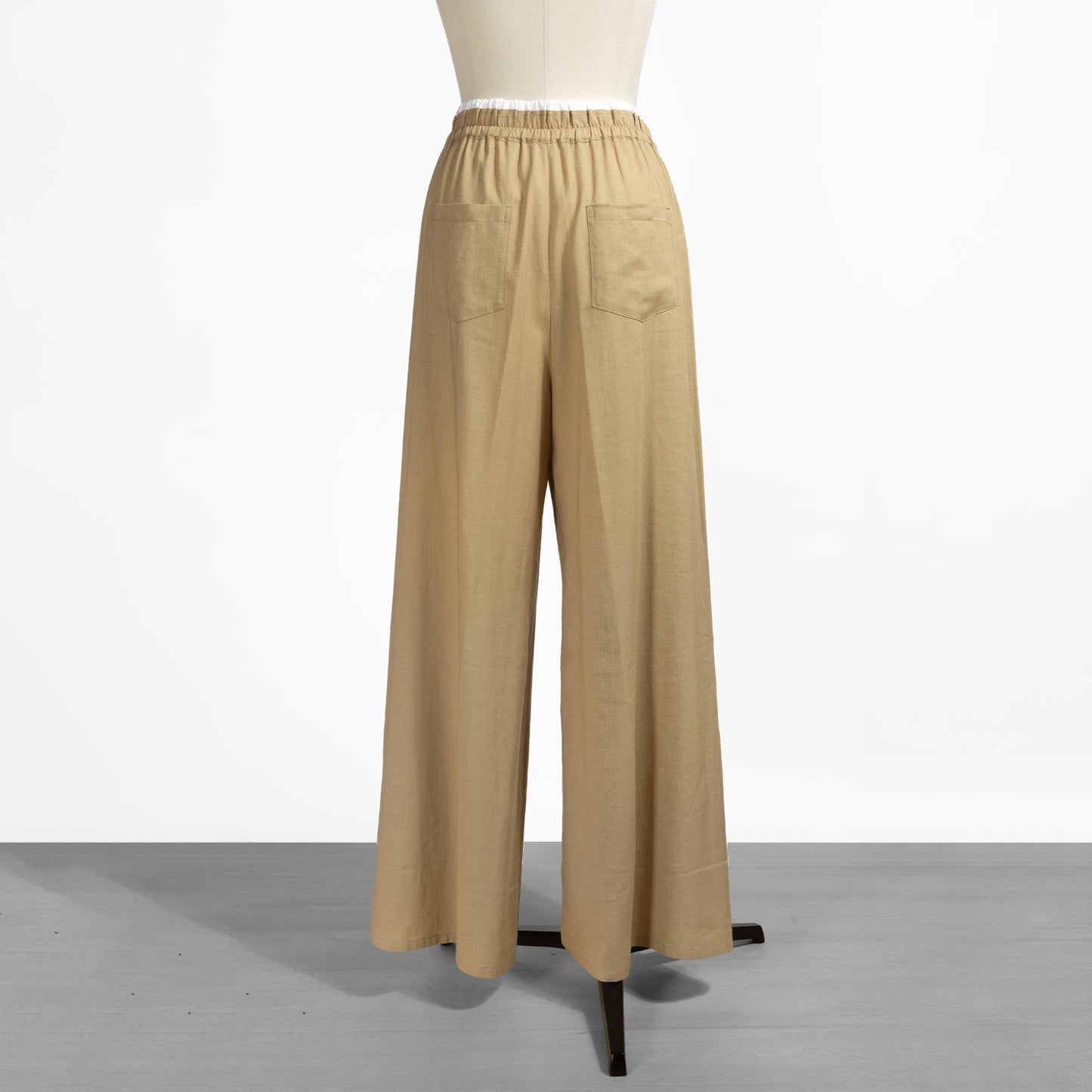 26SS cafune レーヨンリネンワイドパンツ 626611