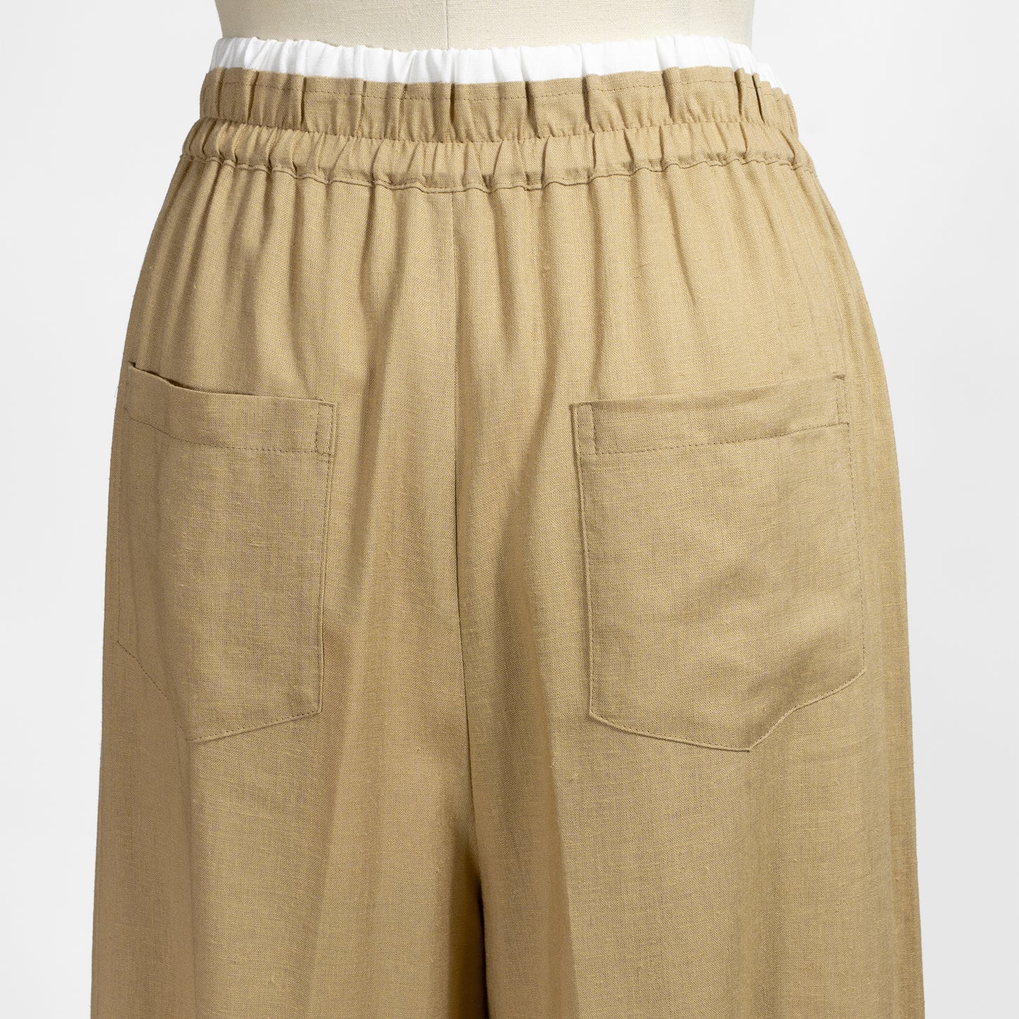 26SS cafune レーヨンリネンワイドパンツ 626611