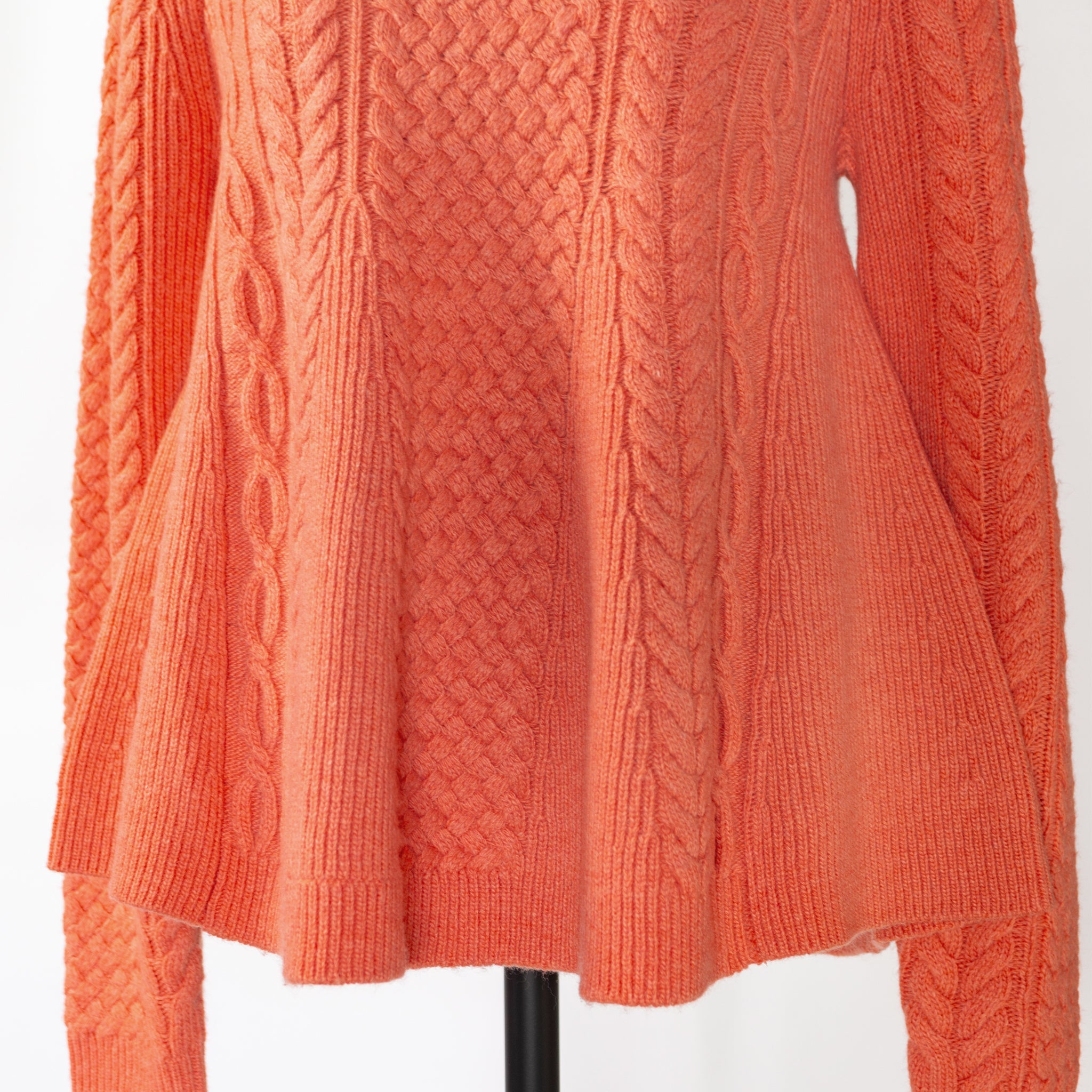 PASSIONE CABLE PEPLUM KNIT