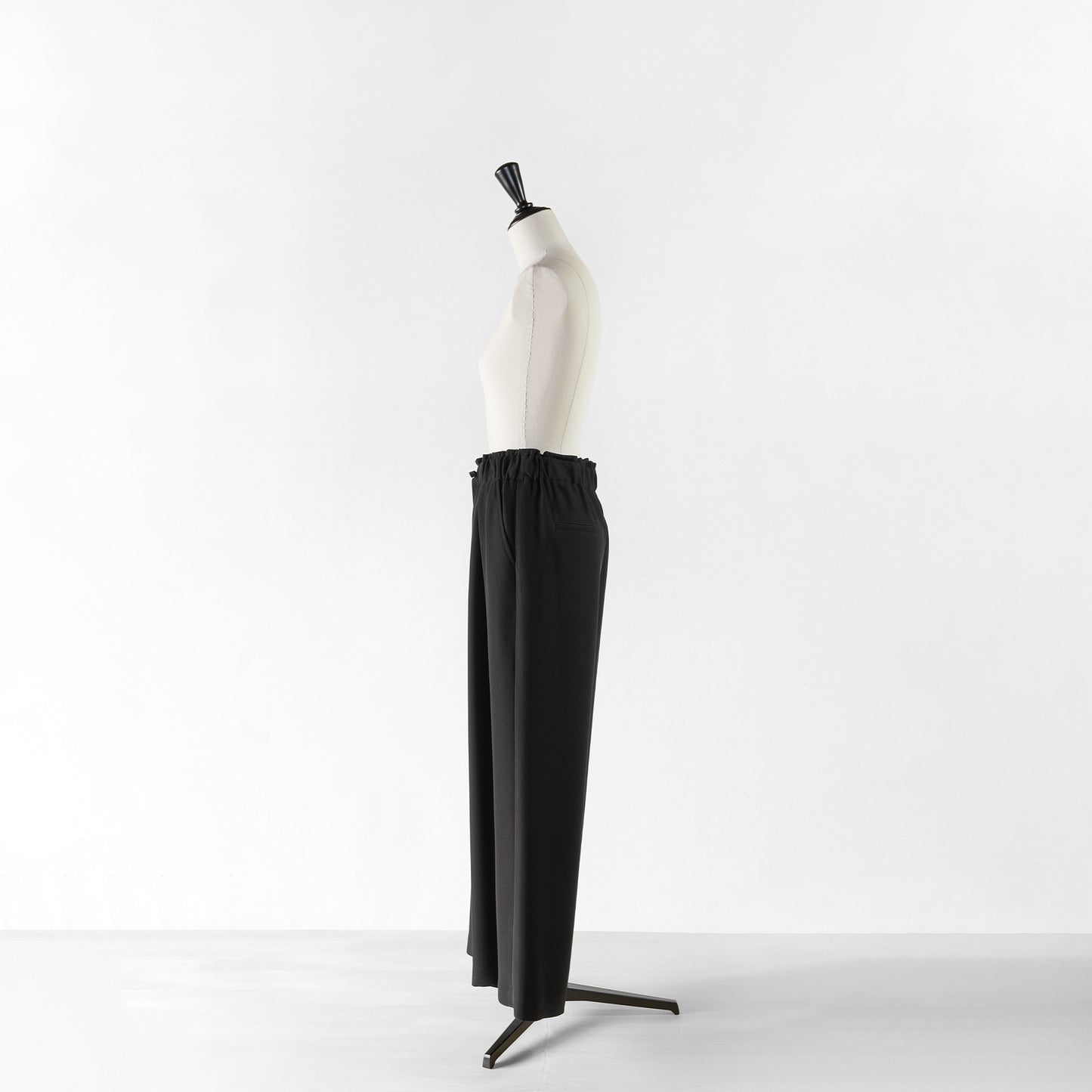 PASSIONE ELASTIC WAIST WIDE PANTS