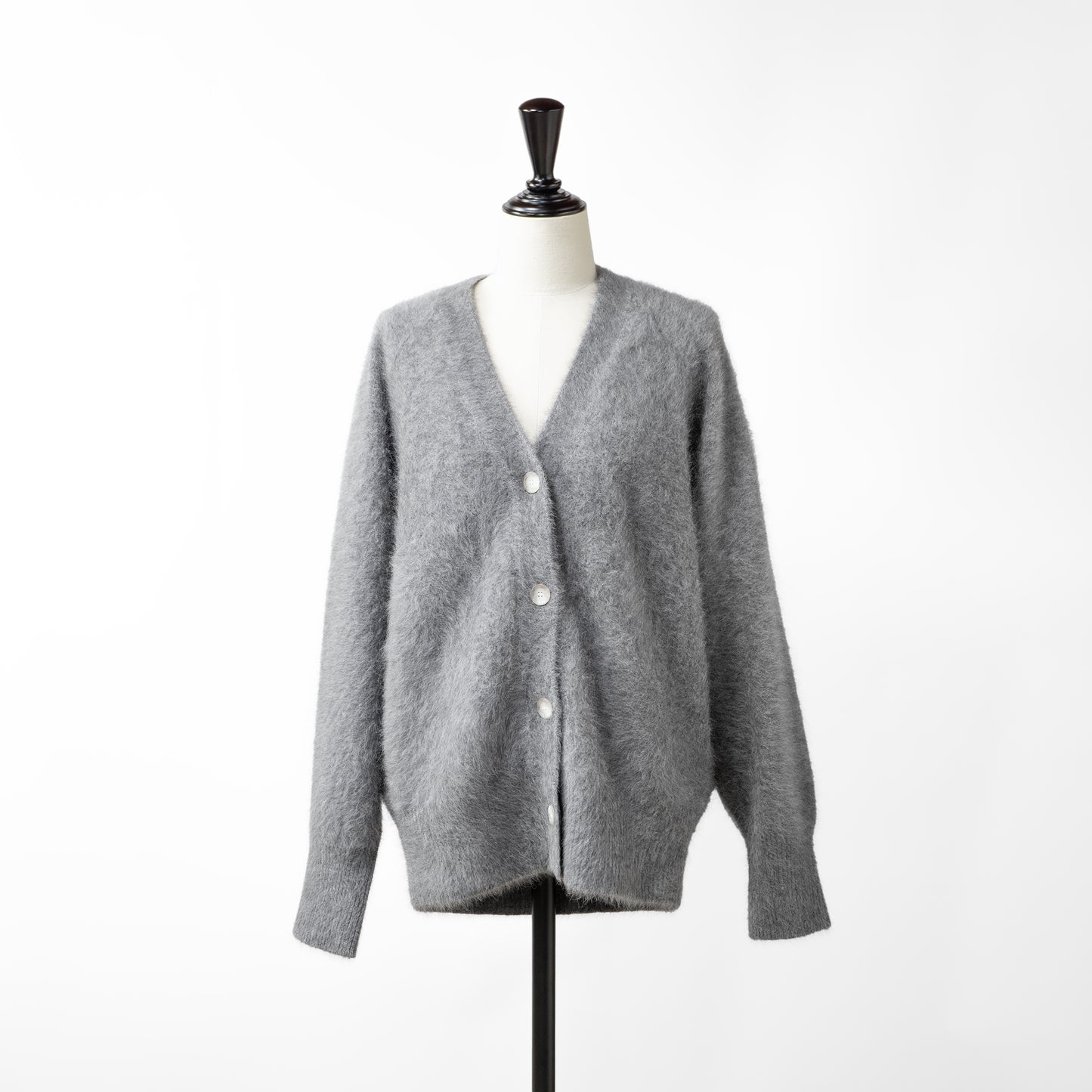 24AW PASSIONE FOX CASHMERE V-NECK CARDIGAN