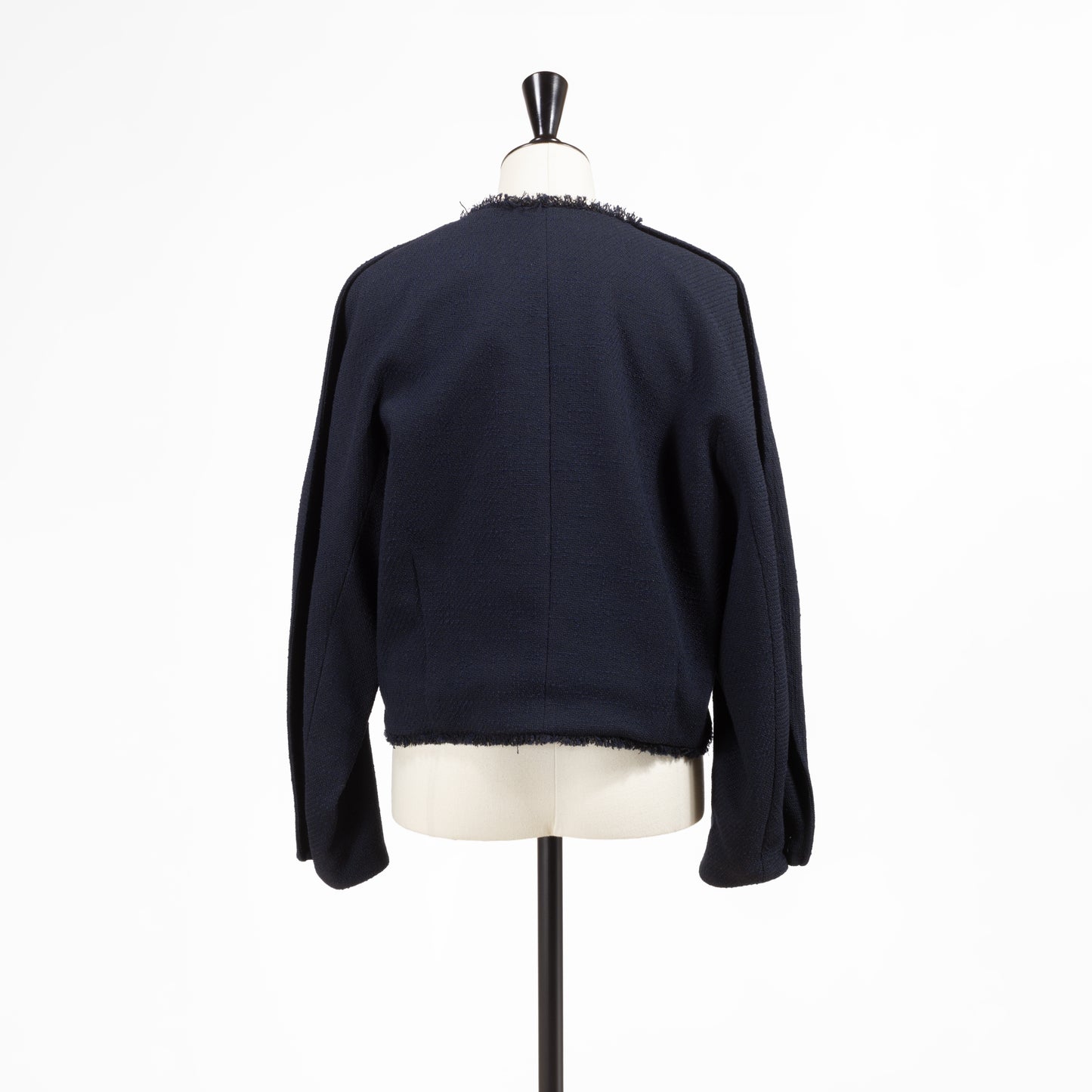 26SS PASSIONE ツイードライクノーカラージャケット 616404