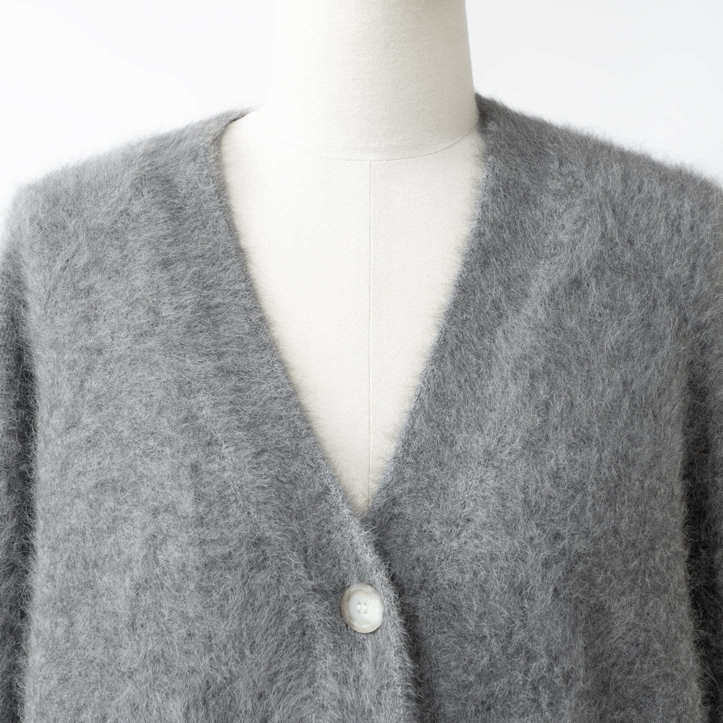 24AW PASSIONE FOX CASHMERE V-NECK CARDIGAN