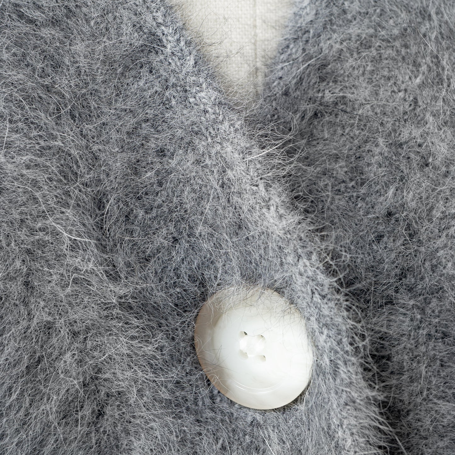 24AW PASSIONE FOX CASHMERE V-NECK CARDIGAN