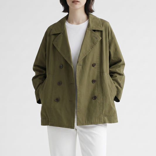 26AW SARAHWEAR ハイデンシティツイル ダブルブレストジャケット C60276