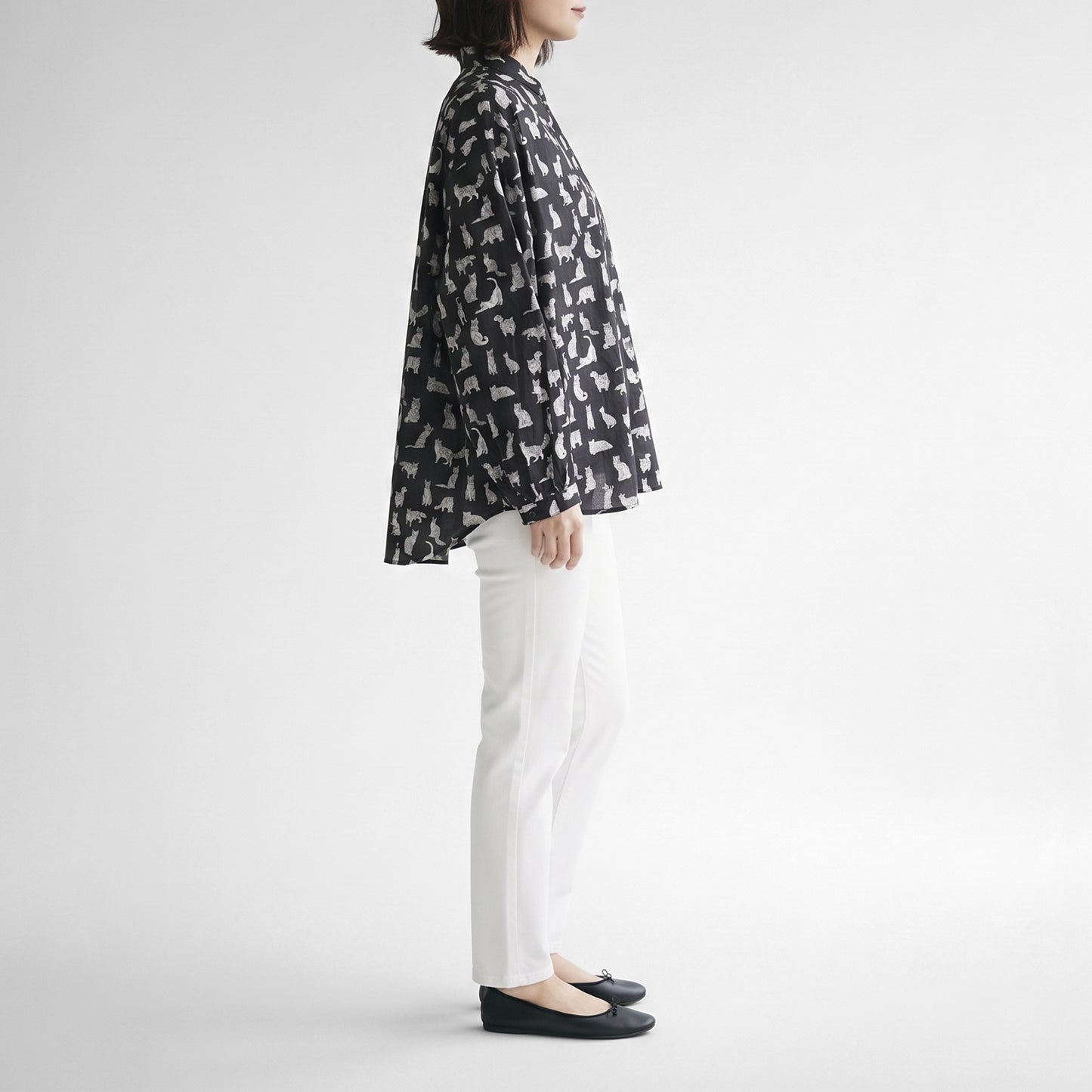 26AW SARAHWEAR リバティプリント ダブル釦シャツ C53134