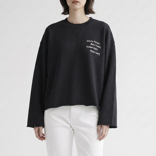 26AW SACRA エクストラファインフリース ロゴトップ 126541091