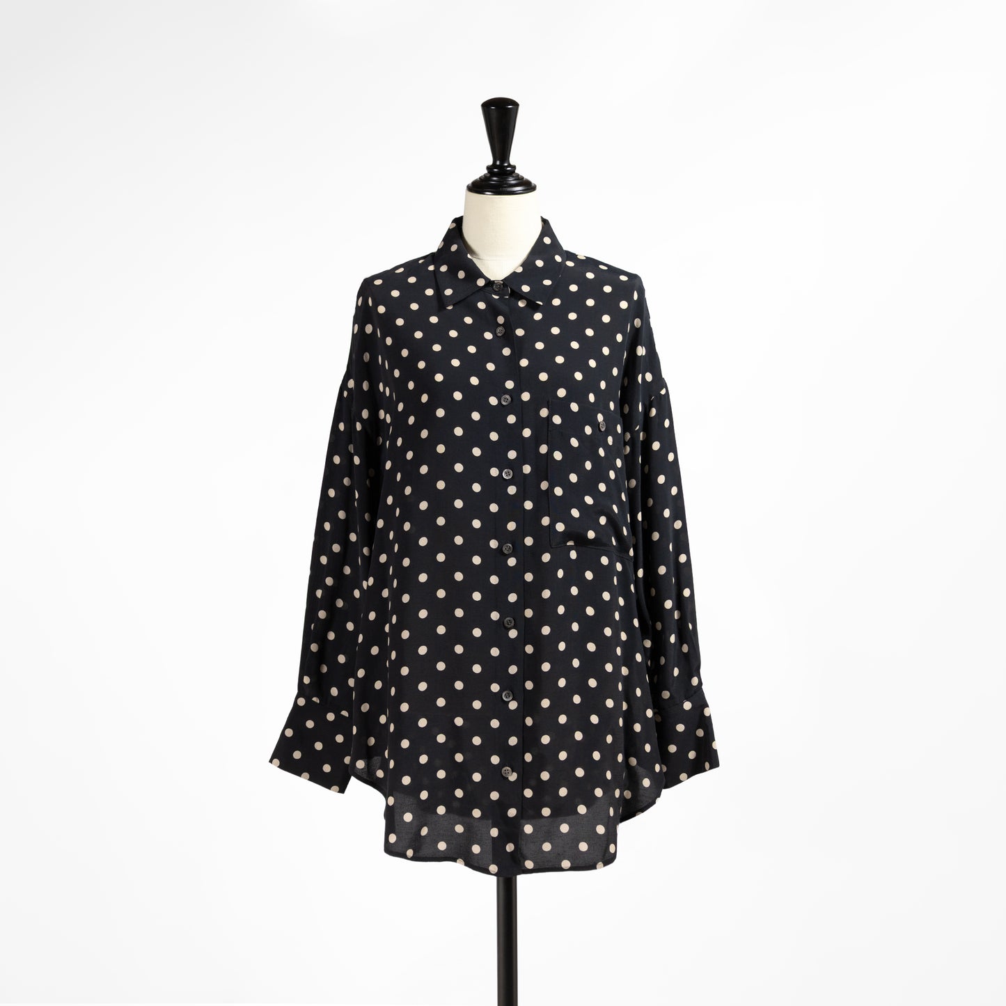 26AW SACRA ポルカドットシャツ 126511072