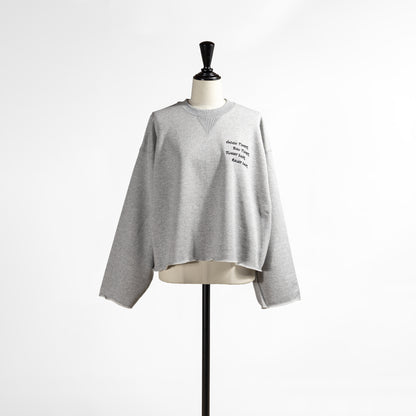 26AW SACRA エクストラファインフリース ロゴトップ 126541091
