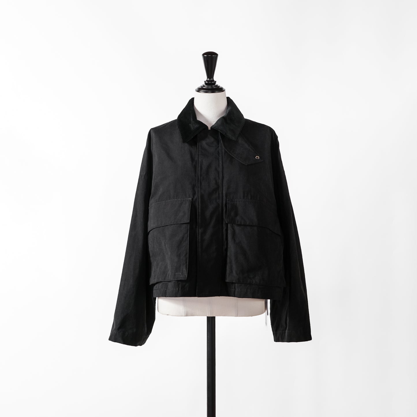 24AW SACRA WAXED HIGH DENSITY CLOTH SHORT JACKET