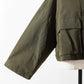 24AW SACRA WAXED HIGH DENSITY CLOTH SHORT JACKET