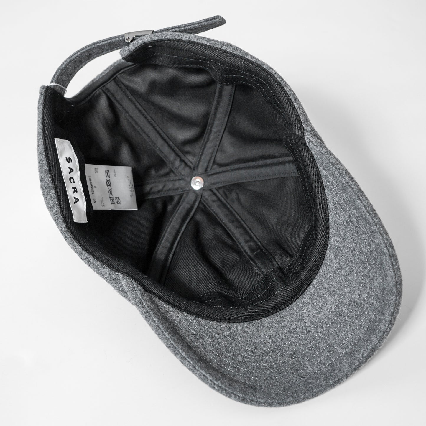 24AW SACRA SUPERIOR LAMBS MELTON CAP