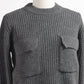 SACRA BOILED LAMBWOOL RIB TOP