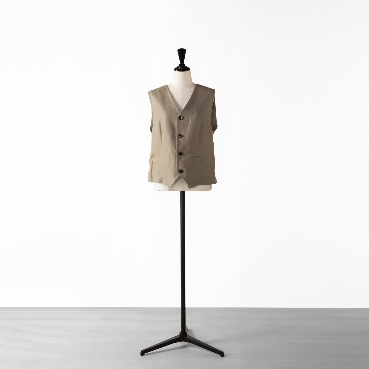 24SS SACRA SUPERIOR BELGIUM LINEN GILET